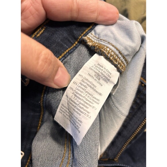 Madewell Jeans Women’s Size 26 Dark Blue Denim 9" Mid Rise Skinny 5 Pocket Dress - Picture 4 of 8